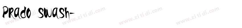 PRADO SWASH字体转换